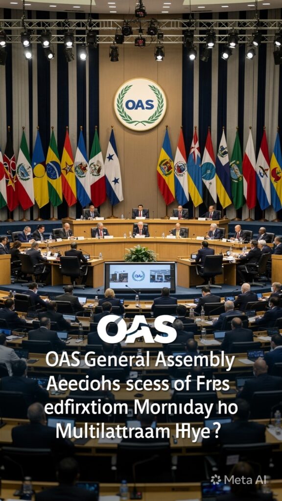 oas-general-assembly-meeting-flags-of-member-count